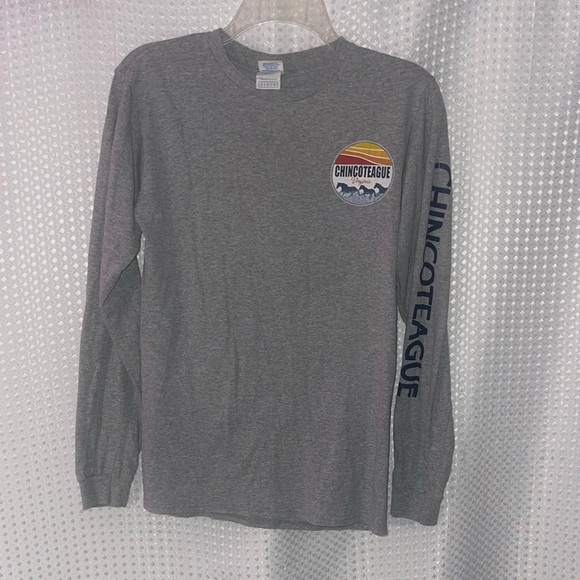 Chinoteague Island Virginia Wild Pony Roundup And Swim T Shirt Size Small - Picture 3 of 5